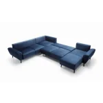 Sedežna garnitura DEJA U . Sedežna garnitura DEJA U je primerna za vse, ki imajo dodaten prostor in se ga ne bojijo izkoristiti za udoben počitek. Narejena