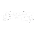 Sedežna garnitura DEJA U . Sedežna garnitura DEJA U je primerna za vse, ki imajo dodaten prostor in se ga ne bojijo izkoristiti za udoben počitek. Narejena