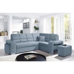 Kotna sedežna garnitura KIKI je zelo praktična in funkcionalna. Narejena iz kakovostnega blaga. Garnitura ima levi ali desni kot, katerega morate izbrati.