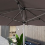 SENČNIK NATERIAL SRED.AURA II 290X290 RJAV ALU, 250G - slika 10