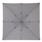 SENČNIK NATERIAL SRED. SONO II LED 290X290 RJAV, ALU, 250G - slika 9