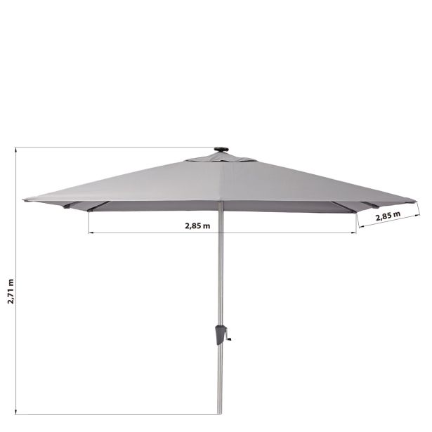 sencnik-naterial-sred-sono-ii-led-290x290-rjav-alu-250g-3467508-4 SENČNIK NATERIAL SRED. SONO II LED 290X290 RJAV, ALU, 250G - slika 11