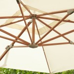 SENČNIK NATERIAL STRAN. AGORA 290X290 BEL ALU, JEKLO 250G - slika 13