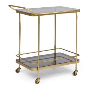 Servirni voziček ORABEL . Servirni voziček ORABEL je eleganten kos za vse gostinske ali domače prostore. Njen poseben dizajn vas bo navdušil, saj prinese