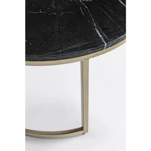 Set 2 klubskih mizic PHOENIX črna . Set 2 klubskih mizic PHOENIX črna vključuje dve klubski mizici narejeni iz jeklenega okvirja, ki imajo belo marmorno