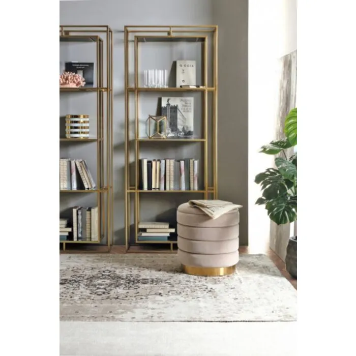 Set 2 taburejev DARINA bež Set 2 taburejev DARINA bež . Set 2 taburejev DARINA bež ima strukturo iz MDF-ja in vezane plošče, prevleko ima iz poliestra ki oddaja učinek žameta. Dno