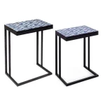 Set2 klubske mize NEAPOLIS K29 . Set 2 klubskih mizic NEAPOLIS K29 se odlično poda v vsak prostor. Mizici se odlično dopolnjujeta. Lahko jih kombiniraste