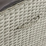 SKRINA DAVOS FIX WHEELS WICKER-ALU GREY 120X60X68 - slika 11