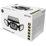 SOLARNA VRTNA SVETILKA ENTAC REFLEKTOR S SENZORJEM 3 LED PANELI 15W 600LM - slika 3