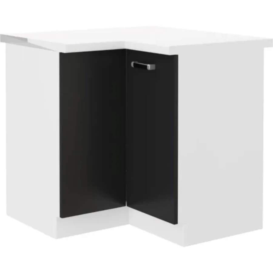Spodnja kotna omara DELTA 89 x 89D . Kuhinjo DELTA je možno naročiti v kompletu (Kuhinjski bloki DELTA) ali pa po posameznih elementih po vaši izbiri.
