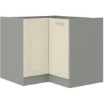 Spodnja kotna omara ELITE 90 x 90 D . Kuhinjo ELITE je možno naročiti v kompletu (kuhinjski bloki ELITE) ali pa po posameznih elementih po vaši izbiri.