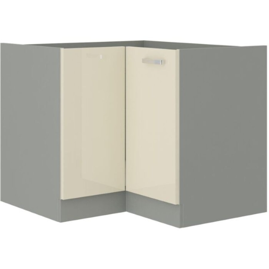 Spodnja kotna omara ELITE 90 x 90 D . Kuhinjo ELITE je možno naročiti v kompletu (kuhinjski bloki ELITE) ali pa po posameznih elementih po vaši izbiri.