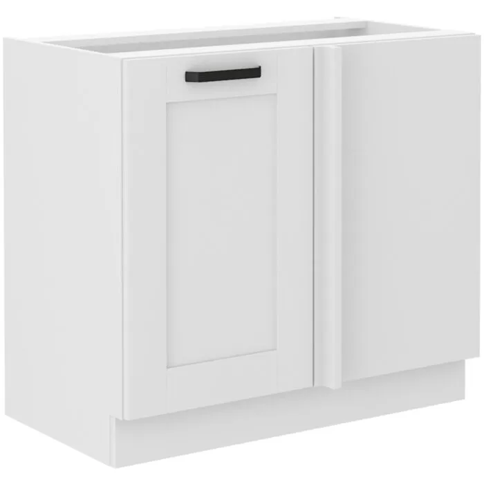 Spodnja kotna omara LIJA 105D . Kuhinjo LIJA je možno naročiti v kompletu (Kuhinjski bloki LIJA) ali pa po posameznih elementih po vaši izbiri. Spodnja