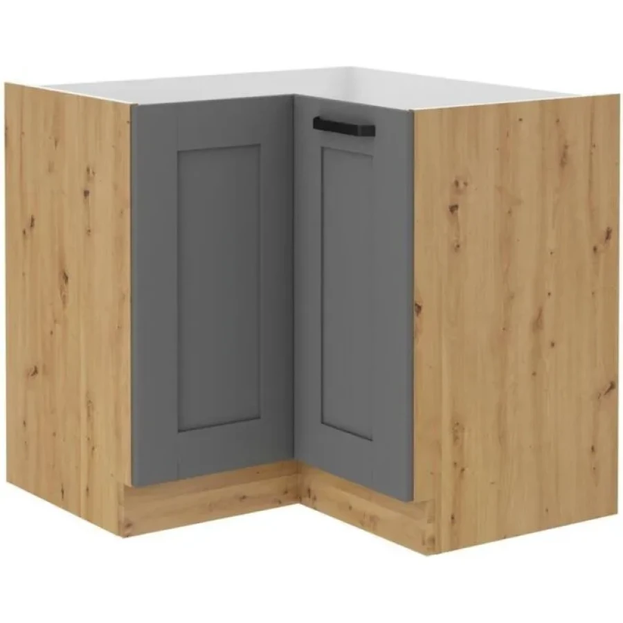 Spodnja kotna omara LIMA 90x90D . Kuhinjo LIMA je možno naročiti v kompletu (Kuhinjski bloki LIMA) ali pa po posameznih elementih po vaši izbiri. Spodnja