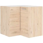 Kuhinjo SANREMO je možno naročiti v kompletu (kuhinjski bloki SANREMO) ali pa po posameznih elementih po vaši izbiri. Spodnja kotna omara SANREMO 90 x 90D