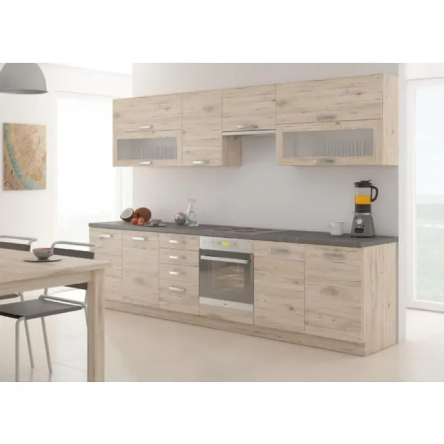 Spodnja kotna omara SANREMO 90X90D . Kuhinjo SANREMO je možno naročiti v kompletu (kuhinjski bloki SANREMO) ali pa po posameznih elementih po vaši izbiri.