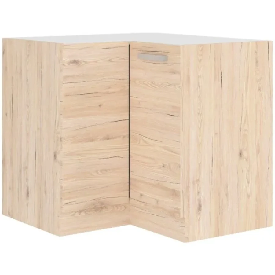 Spodnja kotna omara SANREMO 90X90D . Kuhinjo SANREMO je možno naročiti v kompletu (kuhinjski bloki SANREMO) ali pa po posameznih elementih po vaši izbiri.