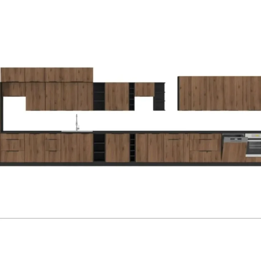 Spodnja kotna omara SILVA 90 x 90D . Kuhinjo SILVA je možno naročiti v kompletu (Kuhinjski bloki SILVA) ali pa po posameznih elementih po vaši izbiri.