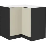 Kuhinjo SINTIA je možno naročiti v kompletu (Kuhinjski bloki SINTIA) ali pa po posameznih elementih po vaši izbiri. Spodnja kotna omara SINTIA 90 x 90G je