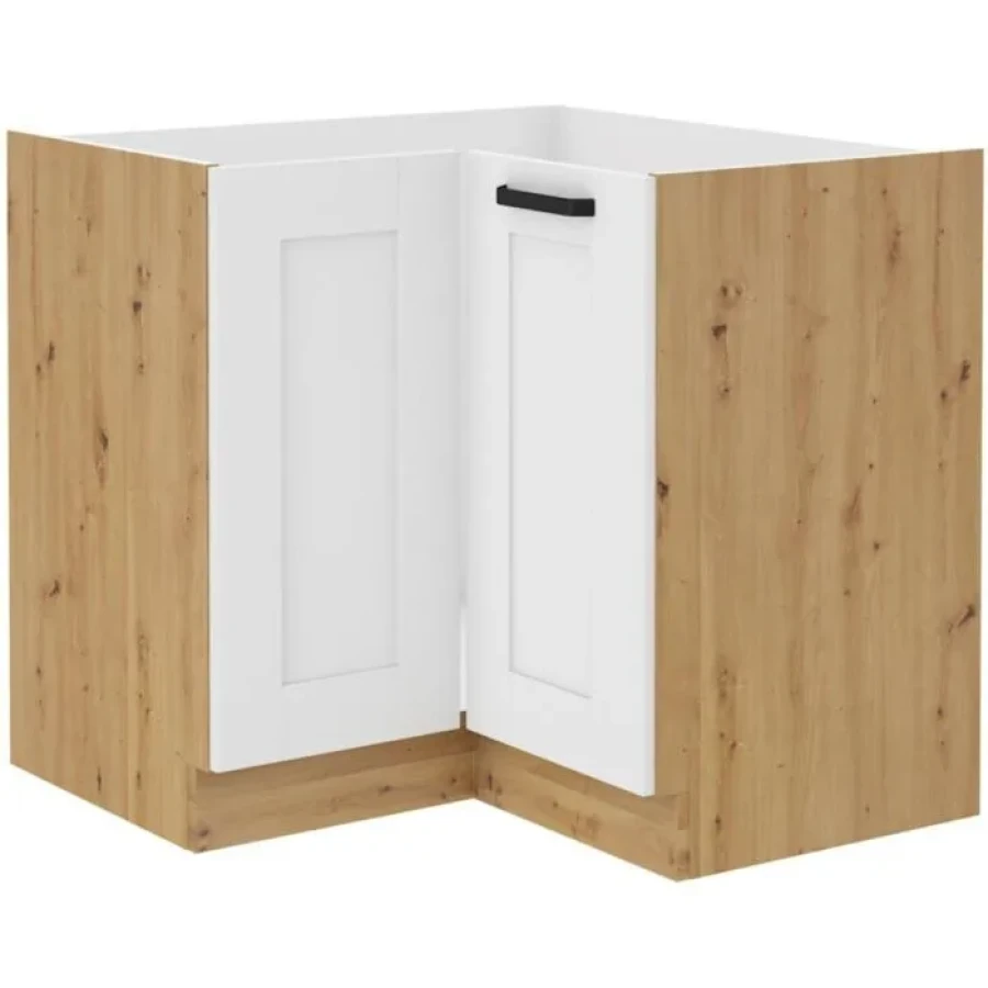 Spodnja kotna omara VANESA 90x90D . Kuhinjo VANESA je možno naročiti v kompletu (Kuhinjski bloki VANESA) ali pa po posameznih elementih po vaši izbiri.