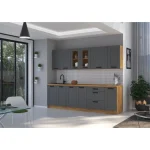 Kuhinjo LIMA je možno naročiti v kompletu (Kuhinjski bloki LIMA) ali pa po posameznih elementih po vaši izbiri. Spodnja omara LIMA 50D je sestavljena iz