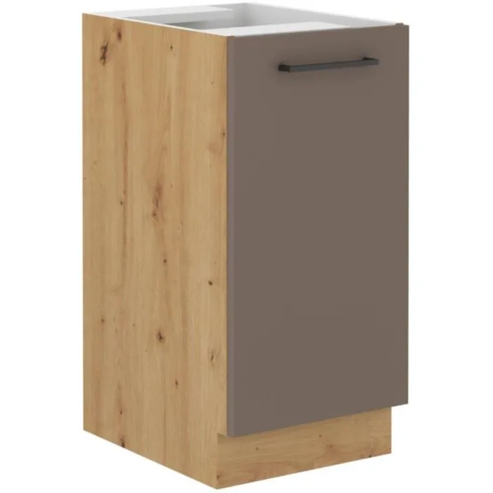 Spodnja omara OMIA 40D . Kuhinjo OMIA je možno naročiti v kompletu (Kuhinjski bloki OMIA) ali pa po posameznih elementih po vaši izbiri. Spodnja omara OMIA