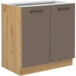 Spodnja omara OMIA 80D . Kuhinjo OMIA je možno naročiti v kompletu (Kuhinjski bloki OMIA) ali pa po posameznih elementih po vaši izbiri. Spodnja omara OMIA