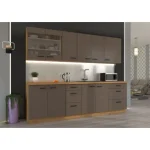 Spodnja omara OMIA 80D . Kuhinjo OMIA je možno naročiti v kompletu (Kuhinjski bloki OMIA) ali pa po posameznih elementih po vaši izbiri. Spodnja omara OMIA