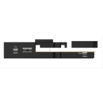 Spodnja omara SAŠA 50D 1P . Kuhinjo SAŠA je možno naročiti v kompletu (Kuhinjski bloki SAŠA) ali pa po posameznih elementih po vaši izbiri. Spodnja omara