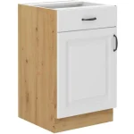 Spodnja omara STIL 50D . Kuhinjo STIL je možno naročiti v kompletu (Kuhinjski bloki STIL) ali pa po posameznih elementih po vaši izbiri. Spodnja omara STIL