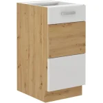 Spodnja omara TISA 40D . Kuhinjo TISA je možno naročiti v kompletu (kuhinjska bloka TISA) ali pa po posameznih elementih po vaši izbiri. Spodnja omara TISA