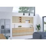 Spodnja omara TISA 60D . Kuhinjo TISA je možno naročiti v kompletu (kuhinjska bloka TISA) ali pa po posameznih elementih po vaši izbiri. Spodnja omara TISA