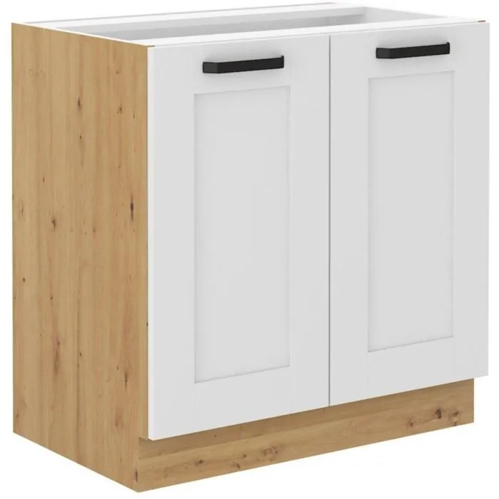 Spodnja omara VANESA 80D . Kuhinjo VANESA je možno naročiti v kompletu (Kuhinjski bloki VANESA) ali pa po posameznih elementih po vaši izbiri. Spodnja omara