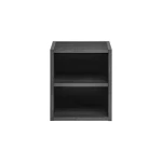 Spodnji odprti poličnik AURORA . Spodnji odprti poličnik AURORA je narejen iz kvalitetne laminirane plošče. Material: - Laminirana plošča Barva: - Temni