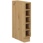 Kuhinjo OMIA je možno naročiti v kompletu (Kuhinjski bloki OMIA) ali pa po posameznih elementih po vaši izbiri. Spodnji poličnik OMIA 15D je narejen