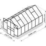 STEKLEN RASTLINJAK VITAVIA CASSANDRA 11500 ESG 3MM ALU 2.6X4.5M - slika 4