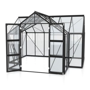 STEKLEN RASTLINJAK VITAVIA CLARUS ESG3MM ČRNA 276X383X383