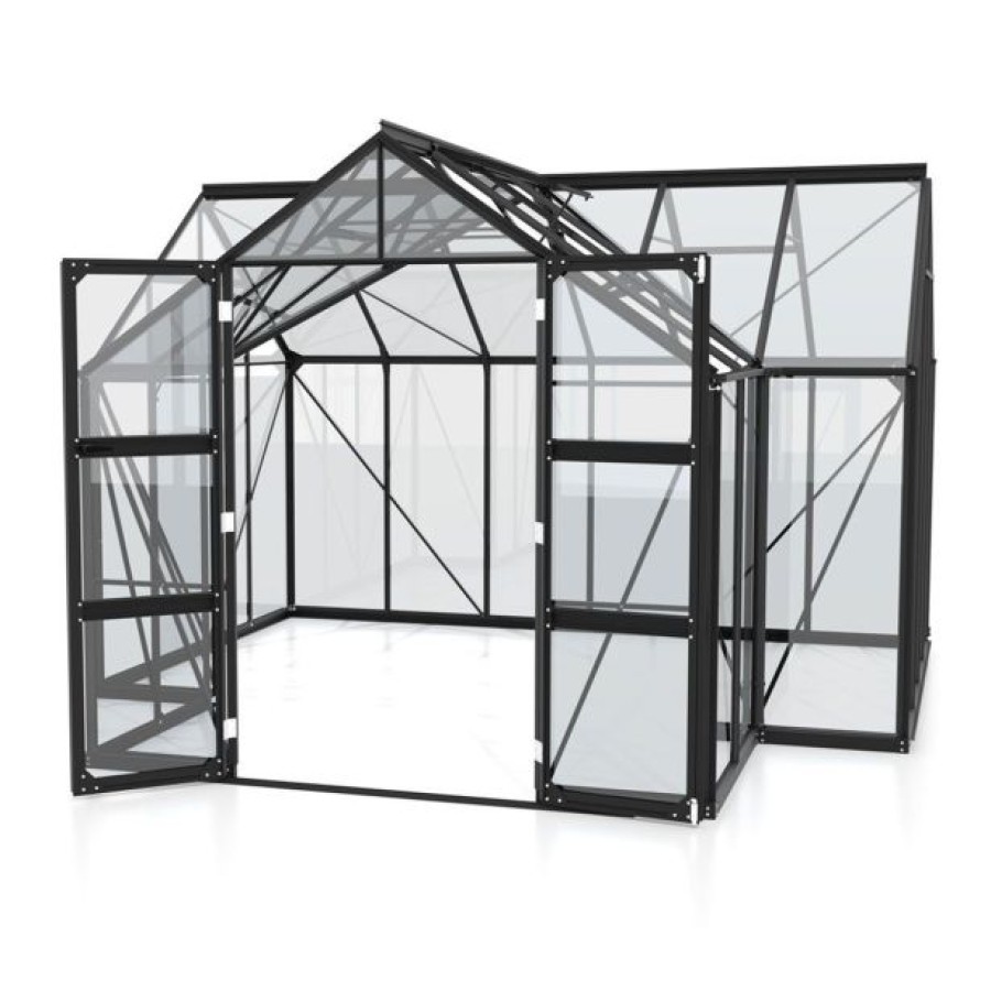 STEKLEN RASTLINJAK VITAVIA CLARUS ESG3MM ČRNA 276X383X383