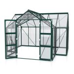 STEKLEN RASTLINJAK VITAVIA CLARUS ESG3MM SMARAGDNA 276X383X383