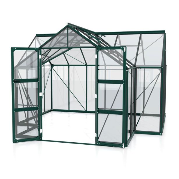 STEKLEN RASTLINJAK VITAVIA CLARUS ESG3MM SMARAGDNA 276X383X383