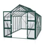 STEKLEN RASTLINJAK VITAVIA OLYMP 11500 ESG 3 MM SMARAGDNA 254X257X448