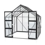 STEKLEN RASTLINJAK VITAVIA OLYMP 6700 ESG 3 MM ČRNA 254X258X254