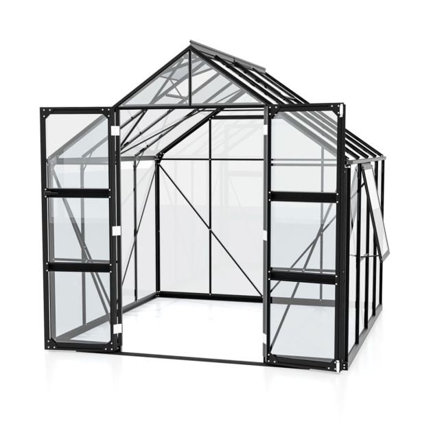 STEKLEN RASTLINJAK VITAVIA OLYMP 6700 ESG 3 MM ČRNA 254X258X254 STEKLEN RASTLINJAK VITAVIA OLYMP 6700 ESG 3 MM ČRNA 254X258X254
