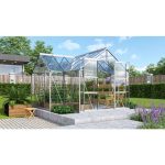 STEKLEN RASTLINJAK VITAVIA ORANŽERIJA SIRIUS ESG 3MM ALU 3.8X3.8M - slika 8