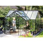 STEKLEN RASTLINJAK VITAVIA ORANŽERIJA SIRIUS ESG 3MM ČRNA 3.8X3.8M - slika 9