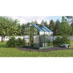 STEKLEN RASTLINJAK VITAVIA PLANET 3800 ESG 3MM, 1,95X1,95M SMARAGDNA -RASTLINJAK+OKVIR ZA TEMELJ - slika 5