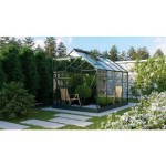 STEKLEN RASTLINJAK VITAVIA PLANET 5000 ESG 3MM, 1,95X2,57M SMARAGDNA - RASTLINJAK+ OKVIR ZA TEMELJ=SET - slika 3