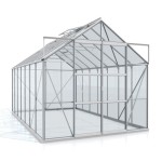 STEKLEN RASTLINJAK VITAVIA URAN 11500 ESG 3 MM ALUMINIJ 246X257X445