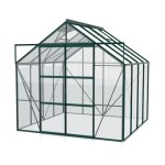 STEKLEN RASTLINJAK VITAVIA URAN 6700 ESG 3 MM SMARAGDNA 246X257X258