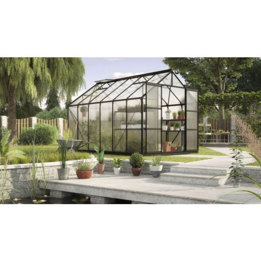 STEKLEN RASTLINJAK VITAVIA URAN 9900 HKP 4 MM ČRNA 246X257X383 - slika 3